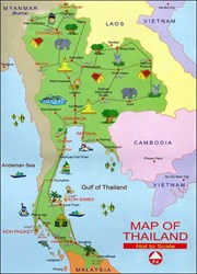 tailandia map mapa thailand bangkok travel maps lugares ir para tourist thailandia vacation guide krabi viajes prweb desde guardado uploaded