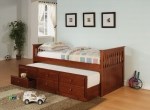 Image of the Cozy Cherry Bed w/ Trundle