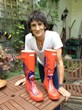 Ronnie Wood decorated his own boots