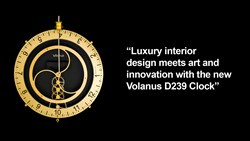 Luxury Wall Clock Volanus d239 Luxury Innovation Elegance