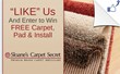 Sloane’s Carpet Secret to Give Away Carpet, Pad, Installation in...