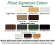 Plissé Retractable Screens Now Available in More Standard Colors,...