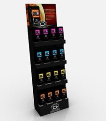 One of Landaal Packaging Systems POPTECH automatic displays.