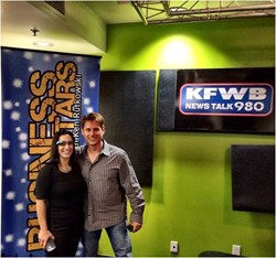 Yifat Cohen with Ken Rutkowski of Business Rockstars