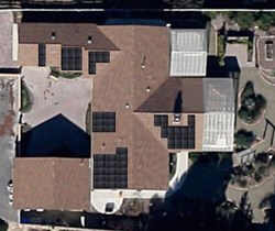 TERI Solar Installation Sketch
