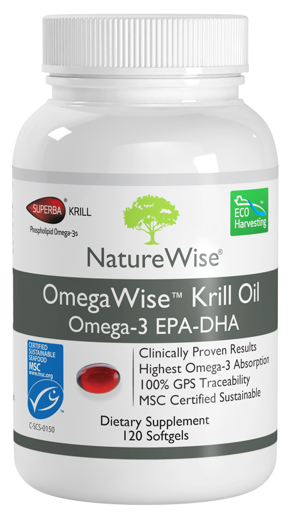 NatureWise Launches OmegaWise Krill Oil with 100 Pure Superba Krill