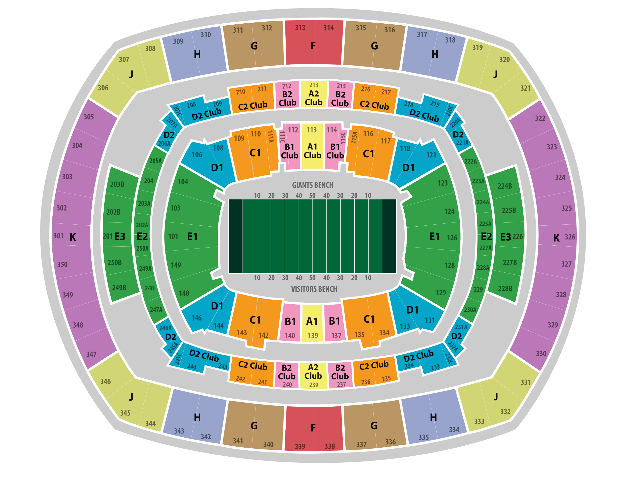 Metlife Stadium Seating Chart