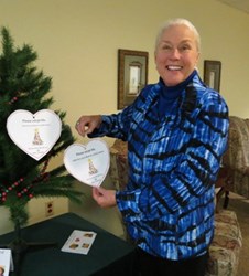 Resident Ginger Cranford at Gifts from the Heart