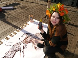 Dolce Vite Chocolatto Best Thick Dark Italian Hot Chocolate Drawing High Line New York City Zoey Sirinky Christina Summers