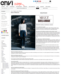 Screenshot of Style Feature with Musician Daniela Andrade