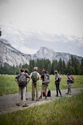 Students from the private Pasadena high school study their natural environment on a field trip