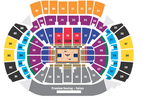 Atlanta Arena Seating Chart