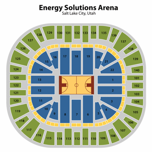 Ticket Monster Guide for Energy Solutions Arena in Salt Lake City Utah