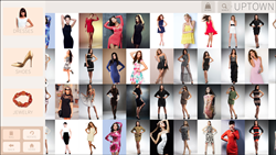 Search and browse retailer's products from the inTouch™ Retail Table
