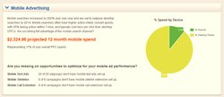 AdWords Grader Plus analyzes an advertiser's PPC account for compliance with Mobile Best Practices