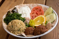 One of Green's top seller, the Mediterranean bowl, is both vegan and kosher