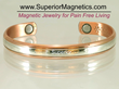 New Copper Magnetic Bracelet for Pain Relief Announced Superior...