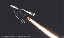 SNC's hybrid rocket technology powers SpaceshipTwo.