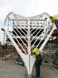 Pergola System at New Florida State Polytechnic University Designed by...