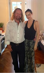 Dr. Al Sears and Miranda Kerr visiting in New York City