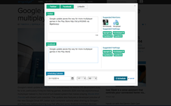 Swayy for Chrome Smart Share Widget