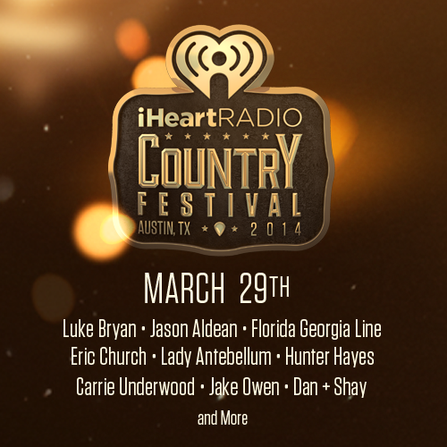 FirstEver iHeartRadio Country Festival Tickets Available TODAY at