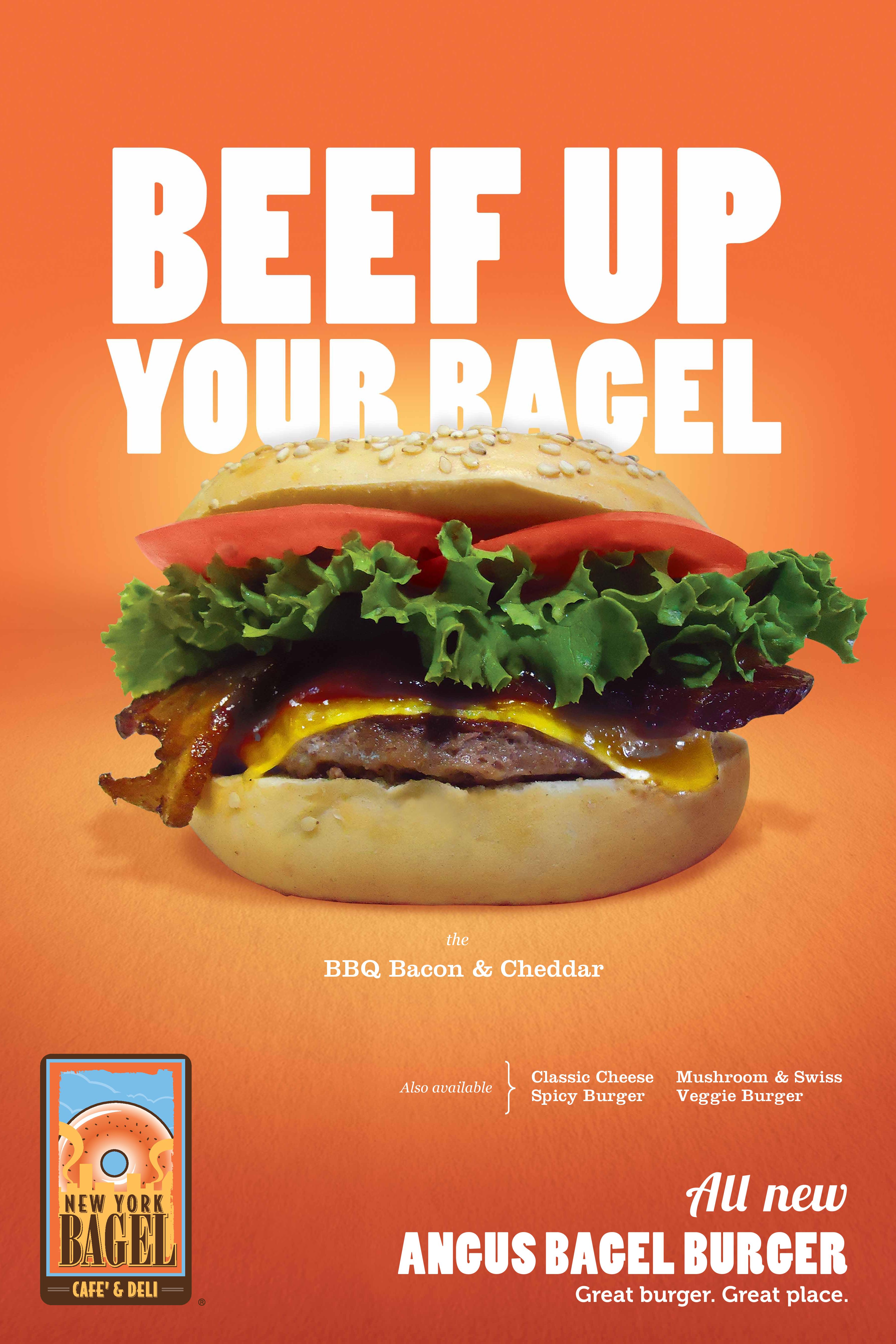 NY Bagel Cafe & Deli Launches Beef Up Your Bagel Campaign