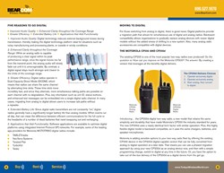 The publication explores the capabilities and benefits of the latest two-way radios.