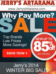 Jerry's Online Art Supplies Sale