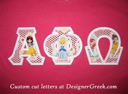 custom greek letters, fabric letters, sewn-on greek letters, stitch letters