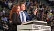 Producers Mark Burnett, Roma Downey Give Liberty University Students...