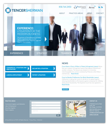 TencerSherman Website Design