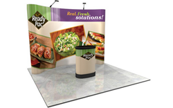 curved pop up display