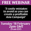 David Clive Price Announces New Webinar on Doing Business in Asia