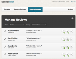ServiceKick Customer Review Management System