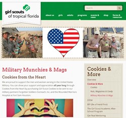 USSelfStorageLocator.com sends Girl Scout Cookies to the Military