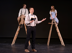 Actors in Our Town, appearing at Salt Lake Community College's Grand Theatre