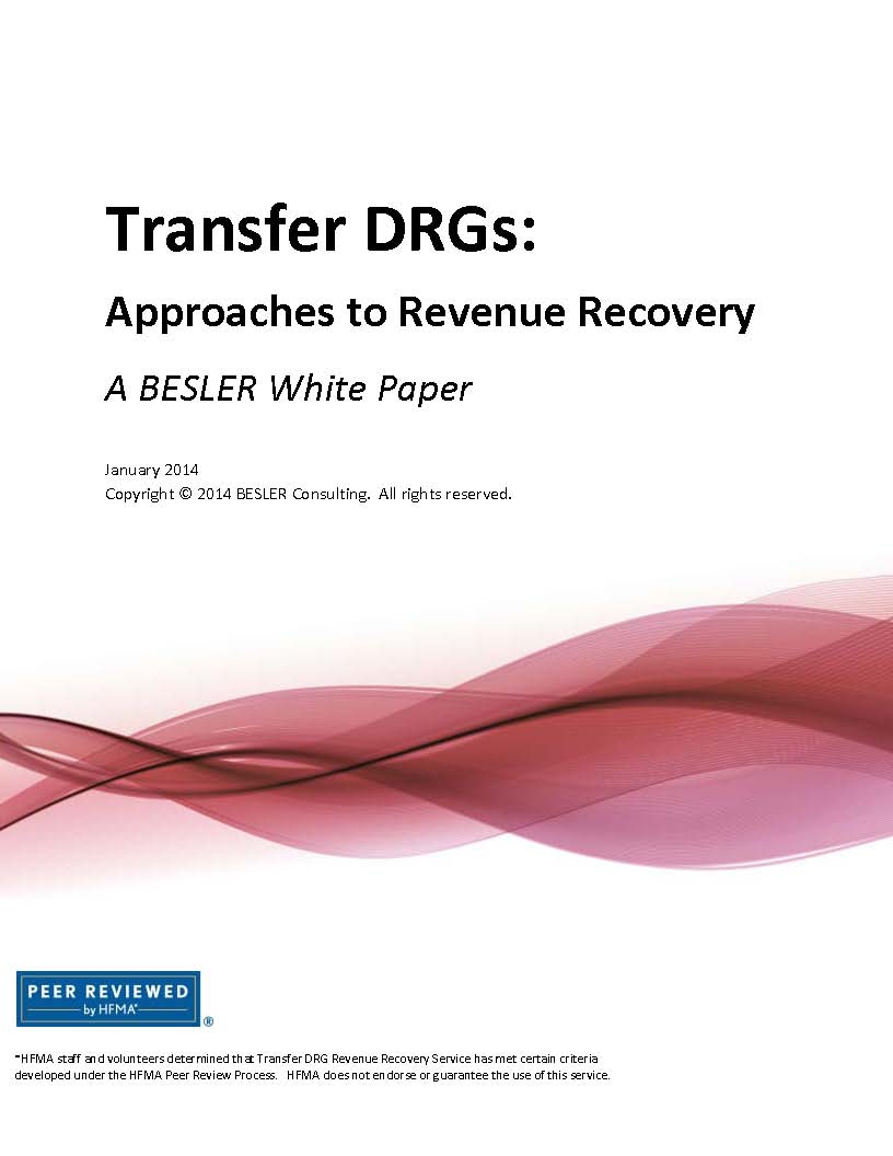 Transfer DRG Underpayments Cost US Hospitals Hundreds of Millions of Dollars Each Year