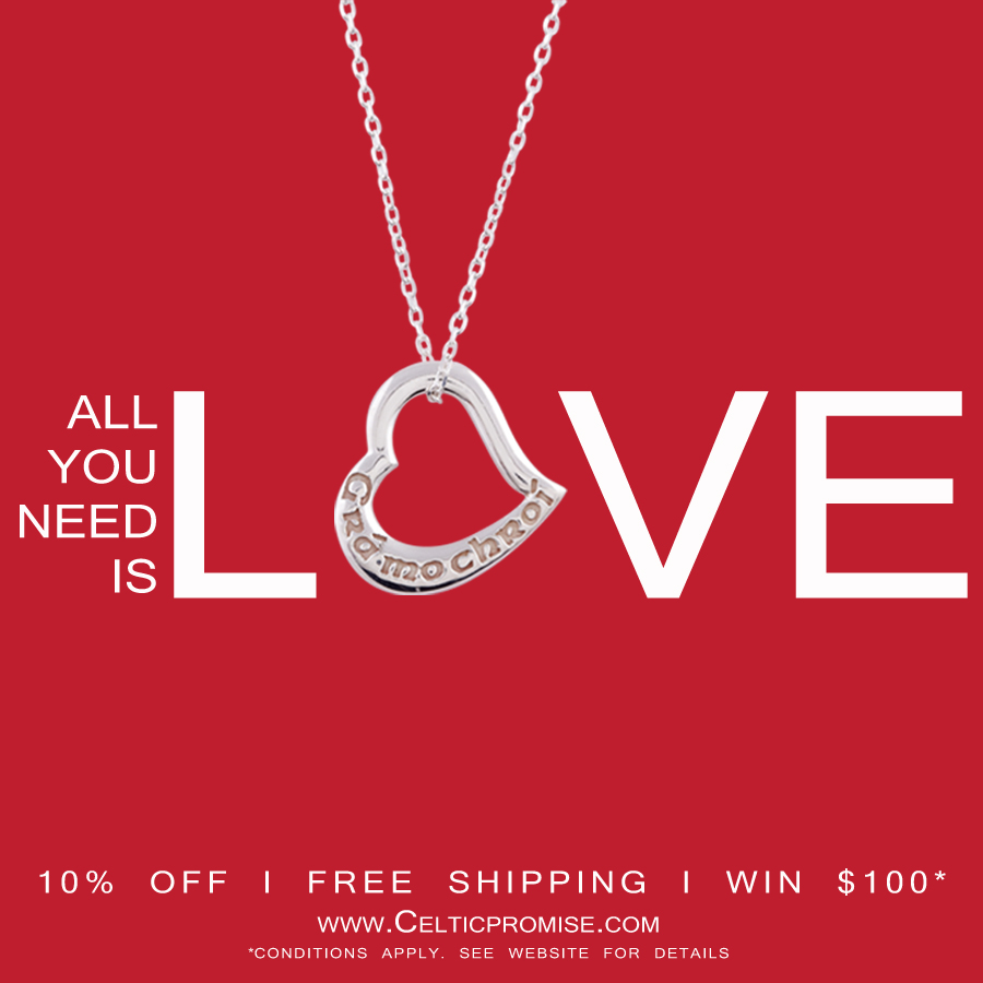 Online Irish Jewelry Store Plans Promotions Ahead of Valentine's Day