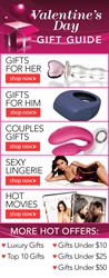 BetterSex.com Valentine's Day Gift Guide Landing Page for Mobile