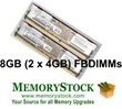 Dell PowerEdge Memory DDR2 FBDIMM 667MHz PC2-5300 and 533Mhz PC2-4200...