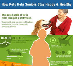 Infographic: How Pets Help Seniors Stay Happy & Healthy