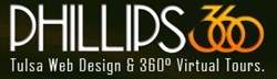 Tulsa web design firm Phillips 360 is now offering 360-degree virtual tours. Full details are available online at http://www.phillips360.com