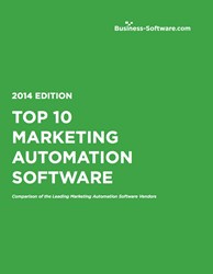 Business-Software.com Top 10 Marketing Automation Software Report cover