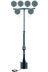 16 Foot Extendable Light Tower with an Electric Winch for Ease of Operation