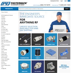 Pasternack's Redesigned 2014 Website