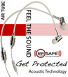 RF Safe Stereo Acoustic Air Tube Headset Technology