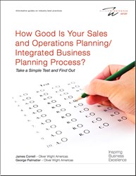 Integrated Business Planning, S&OP, sales and operations planning, Class A