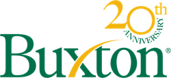 Buxton Logo with 20th Anniversary Logo