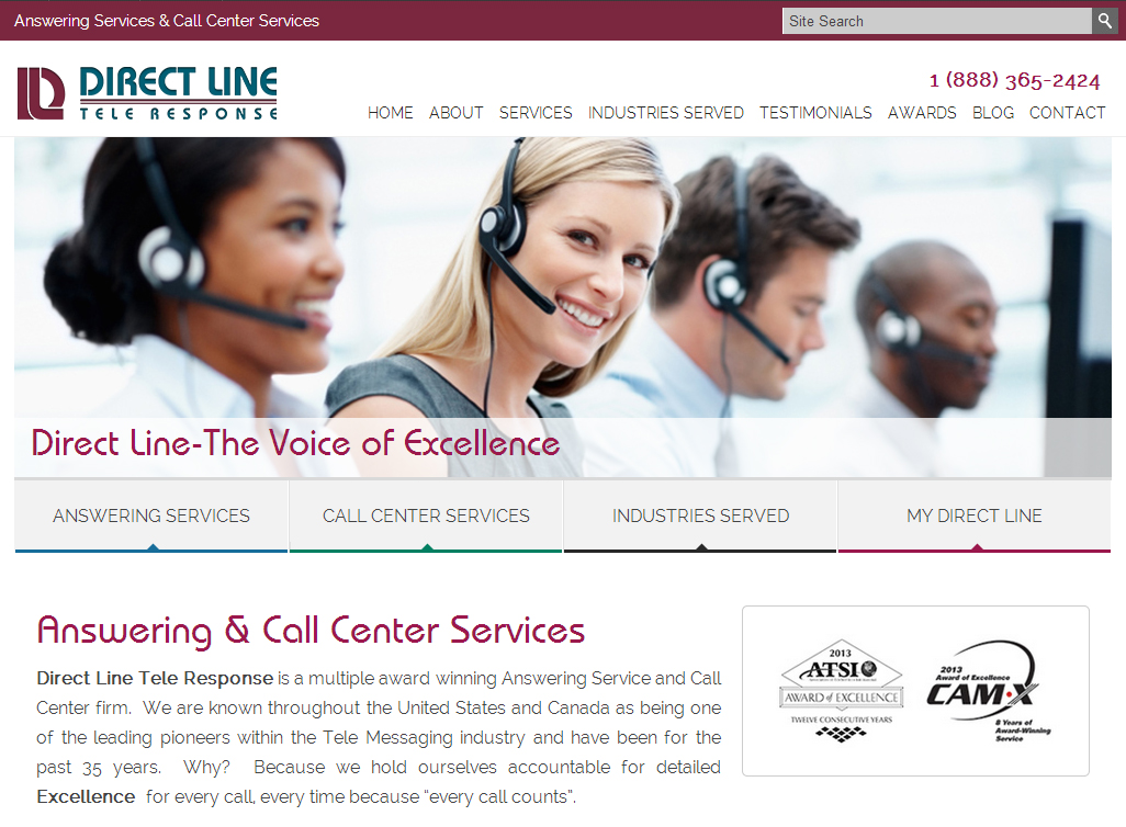 Award-Winning Phone Answering Service Launches New Website